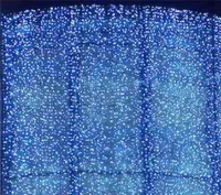 103m Urlaubsbeleuchtung LED Streifen Schnur Vorhang Licht Weihnachtsverzierung Flash Colored Fairy Hochzeitsdekoration Display Fenster HOM3150376
