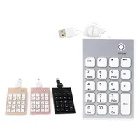 Nuevo Mini USB 20 Keys Número Pad Keypad Número Keypad Keyboard para Mac LaPtop PC294C