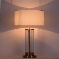 Lampade da tavolo in cristallo leggero moderno Minimalista Lampada da comodino Nordic Desk Lamp LR0027993486
