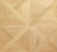 Plancher de bois franc en bois de bois de chêne blanc personnalisé versalles des ailes conçues polygones décoratives birmanes teblack noyer birch5579165