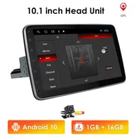 Universal 1 2 Din Araba Audio Multimedya Oyuncu 10 1inch Dokunmatik Ekran Autoradio Stereo Video GPS WiFi Radyo Android Mic USB226M