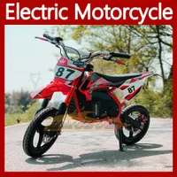 Echte motorfiets Superbike Power-aangedreven ATV Off-road voertuig Mountain Bike Electric Small Vehicle Hill Beach Scooter Boys Girns Gifts Elektrische mini Moto
