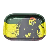 Cartoon Rolling Tray Kit Smoking Accessories 18 X 14cm Metal Roll