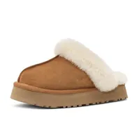 Горячие продажи классические толстые тапочки мини Мини U5854 Женские снежные ботинки сохраняют теплые ботинки последняя модная овчина кожаная кожаная плюшевые сапоги