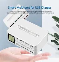 100W 8Port Fast Charging Station 1 PD Port TypeC 48W3 Ports QC304 Ports 24A USB Compatible with All Smartphones6620224