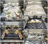 Autumn Designer Bed Comforters Set Bedding set tencel duvet Sheet Beddings Set 4st quilt täcker ht17614046288