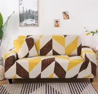 Geometric Pattern Elastic Sofa Cover Stretch Allinclusive Sofa Covers for Living Room Couch Cover Loveseat Sofa Slipcovers LJ20129358973