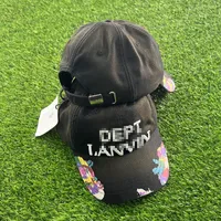 Ball Caps Hip Hop Graffiti Hat Embroidery Casual Lettering Curved Brim Vintage Baseball Cap Splash Ink Letters Printing