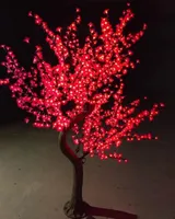 LED Street Lights Cherry Blossom Tree Lampe 1525 Meter hohe Simulation nat￼rlicher Trunk Hochzeit Dekoration Beleuchtung Festival Light3894858