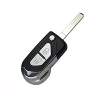 2Button Flip Flip Remote Key Shell Shell Auto Car Key Cover Remplacement de la lame HU83 HU83 pour Citroen C3 C4 C5 DS3288I