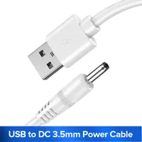 Audio -Kabel 1,35 x 3,5 mm USB zu DC 3,5 mm Stromkabel 5V Ladegeräteanschluss für Hub Lüfterlampe Rundlochadapter