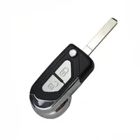 2Button Flip Fold Remote Key Shell Auto Car Key Cover Case Vervanging Uncut Hu83 Blade FOB voor Citroen C3 C4 C5 DS3245J