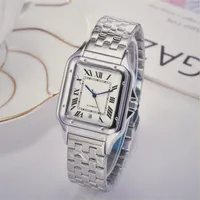 Luxury Mens Square Dial Watches Movimiento de movimiento de cuarzo para hombres Mujeres Diseñador impermeable de alta calidad Montre de Luxe293v