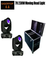 Flight Case 2IN1 Packing with 2XLOT 230W 7R Sharpy Beam Moving Head Light Disco Studio Theatre Stage Moving Heads 16 Prism5819163