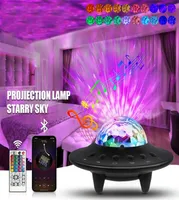 UFO LED Night Light Star Projector Bluetooth Fernbedienung 21 Farben Party Licht USB -Ladung Familien lebende Kinder Zimmer Dekoratio4966114