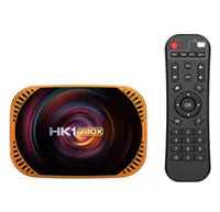 HK1 RBOX X4 Android 11 TV Box 64 Go Amlogic S905X4 Player médiatique 24G 5G WiFi BT40 1000M1441000