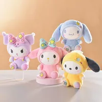 23 см Sanrio Plush Toy Kuromi Doll Fashion милая форма детский подарок