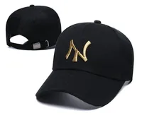 2023 unisex mode katoen honkbal cap snapback hoed voor mannen dames zon hoed bot gorras n/y borduurwerkveerkappen groothandel p-7