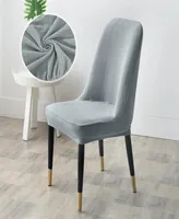 Polar Fleece High Back Stuhl Cover Stretch Waschstühle Abdeckungen Slipcover Office Chair Deckungen zu Weihnachten 14 Farbe 2204725268