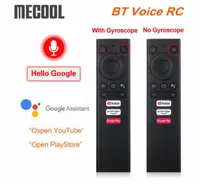 MECOOL BT Voice Remote Control Remplacement Air Mouse pour Android TV Box MECOOL KM6 KM3 KM1 ATV Google TVBOX7566555