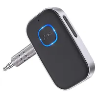 Bluetooth Car Kit J22 Receiver Aux Wireless Bluetooth 5 0 Car Adapter Portable O 3 5Mm With Microphone Drop Delivery Mobiles Motorcy Dhhl1