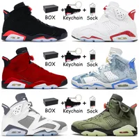 Red Oreo 6s Jumpman 6 Sapatos de basquete masculino Cool Grey Georgetown UNC Green Green Midnight Marinha CNY Jumpmans Bordeaux Sports Outdoor Sneakers Big Size Us 13