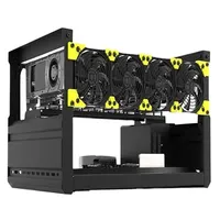 T2 6 GPU Miner Mining Case Aluminum Frame Mining Rig for ETH ZEC Bitcoin Monero Crypto Coin Currency Mining T3 Rigs Rack267y