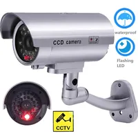 ALKtech 1pc CCTV camera Dummy security fake camera indoor outdoor knipperend one led video surveillance dummy cam269J