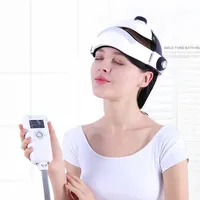 Neue Generation intelligente elektrische Multi -Frequenz -Kopfmassage -Ger￤te Therpay Kopfschmerz Relief Head Relax Massager Musik Play2867
