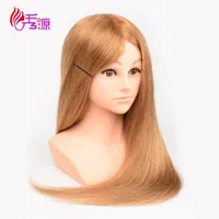 Whole Realistic Fiberglass mannequin head with shoulders for wigs hairdresser training head manikin Styling Training head for hair217y