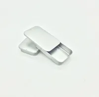 Size80x50x15mm Small Sliding Tin Box Mint Mini Metal Case Gift Gift Balm Box 120PCSLOT2939651