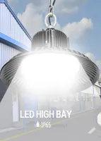 LED High Bay Light 50W 100W 150W 200W UFO 6000K 20000LM IP65 AC85265 V Luci di alluvione Luci di inondazione Mining Highbay Lampada1952554