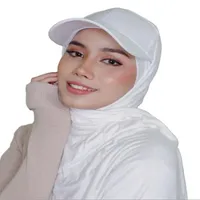 Ball Caps Fashion Design Hijab Baseball Cap Muslim Ladies randonnées Sun Protection Sun Accessoires Cycling Golf Fitted Sports Hat 221108