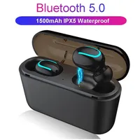 HBQ Q32 Bluetooth 5 0 hörlurar TWS Trådlösa hörlurar Blutooth Earphone Hands hörlurar Sport Earbjudningar Gaming Headset Telefon Retail295q