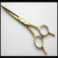 Golden hair cutting scissors Left-handed and Right-Handed 5 5 INCH SMITH CHU HM81-55 NEW274R