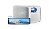 HAKOMiNi PL4 Portable Projector 1080P HD Full Sealed Wireless 400 ANSI Lumens Home Theater Blockbuster Sound7777648