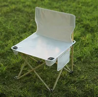 Gartensets im Freien leichte zusammenklappbare Rucksackpicknickstühle tragbare Campingstuhl mit Seitentaschen4685168