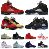 Basketball shoes for men 5s 5 Jumpman Concord Green Bean Racer Blue Raging Bull Red What the Stealth 2.0 Shattered Backboard Moonlight Dark Concord mens sport sneakers