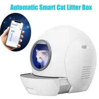 Outros suprimentos de gato Wi -Fi Self Cleaning Box App App automático Caso inteligente Tipo de gaveta de vaso sanitário grande totalmente fechado Anti Splash Pet 221108