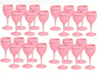 أكريليك Veuve Pink Orange Champagne Flutes Party Party Classes Acrylic7000779