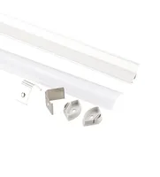 2MPCS Yüksek kaliteli satış alüminyum profil LED şerit ışığı sütlü difüzör3308435