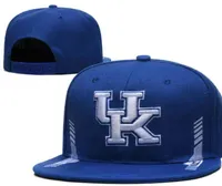 2022 All Team Caps fan NCAA USA College Alabama Kentucky Wildcats Baseball Regulowany kapelusz na polu Rozmiar zamówienia Zamknięte płaskie rachunki BACE BALL BALL BACK BONE BONE Chapeau A0