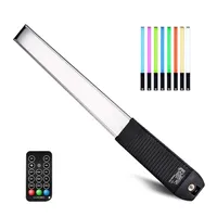 Luzes de selfie LUXCEO Q508A LED RGB Vídeo Light Baton Remote Remote Control 3000K6000K 36Colors Studio PO BAR