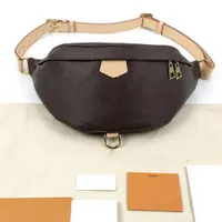 Tasarımcı Klasik Bumbag Bel Çantaları Lüks Fanny Pack Göğüs Çantası Tote Çanta GÜNLÜ DERİ CEZELLENECE