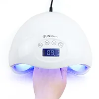 2018 Sun5 Plus Dail Dryer 48W Dual UV LED LAMP Nail for Dailer Dryer Gel Polish Light مع مستشعر الأشعة تحت الحمراء Y18100907252N
