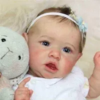 BEbes Doll 50cm Original conçu authentique Reborn Baby Girl Doll Doldler Princess High Quality Full Body Silicone AA220325242A