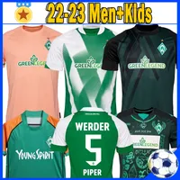 22/23 Werder Bremen Fußball Trikots Marvin Ducksch Leonardo Bittencourt BLACK GREEN 2021 2022 How Deep is Your Love Hemden für Fußball