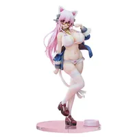 27cm Nitro Super Sonic Super Sonico White Cat Ver PVC ANIME SEXY GIRLE ACTION FIGURE MODLE COLLECTION DULLE TOY