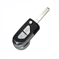2Button Flip Flip Remote Key Shell Auto Car Key Cover Remplacement de la lame HU83 HU83 FOB pour Citroen C3 C4 C5 DS3290O