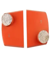 KDB20 Lavina Diamond Smaring Shoes Disc Discing Disc с одним круглым сегментом для бетонного и терраццо пол 9 штук One Set3546537